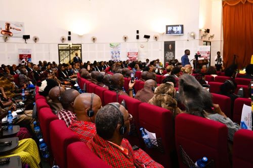 Members of the audience within the African Court, attending the first compliance hearing of the Ogiek case held on 12 November 2024.